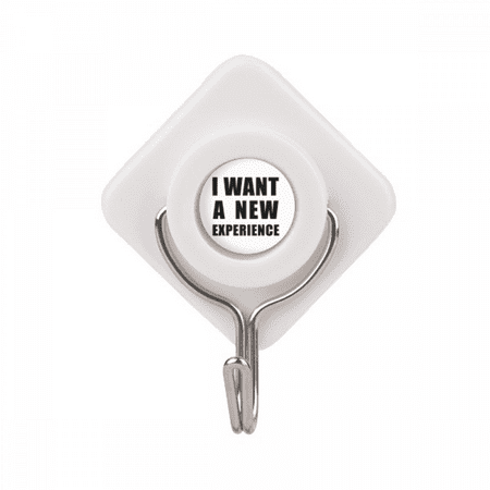 

I Want A New Experience Art Deco Fashion Adhesive Wall Hooks Hanging Self Sticky