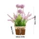 thumbnail image 3 of Fiudx Liquidación De Decoración Del Hogar Estilo De Paisaje Rural Flor Artificial En Maceta Adornos De Escritorio Girasol Rosa Lavanda Flor De Plástico Hoja De Eucalipto Planta Verde Falsa Decoración, 3 of 7