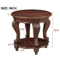 thumbnail image 5 of Modern 3-Piece Coffee Table Set with Coffee Table & 2 End Tables, Space-Saving Design for Small Spaces, Easy Assembly, Cherry Wood Finish, Ideal for Living Room & Home Office Use, 5 of 9