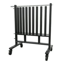 Power Systems Premium Dumbbell Rack, Mobile Weight Rack Holds Up to 44 Pairs of Exercise Dumbbells