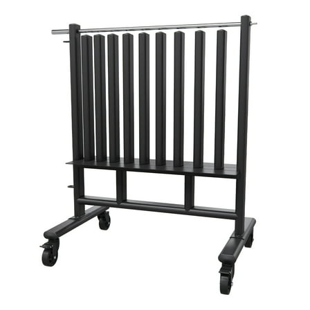 Power Systems Premium Dumbbell Rack, Mobile Weight Rack Holds Up to 44 Pairs of Exercise Dumbbells