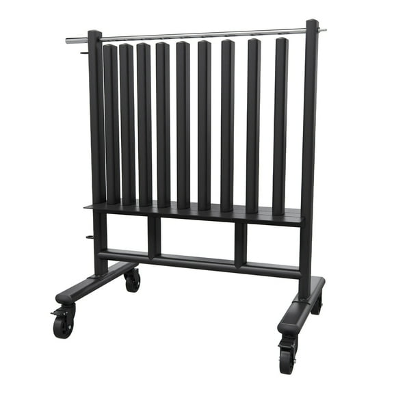 Power Systems Premium Dumbbell Rack, Mobile Weight Rack Holds Up to 44 Pairs of Exercise Dumbbells