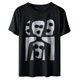 thumbnail image 4 of Camiseta holgada de manga corta con estampado de mueca retro para hombre y mujer Pompotops hfajkhk139176, 4 of 7