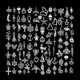 thumbnail image 2 of 100 piezas de colgantes de dijes de animales antiguos de plata mezclados Diy, 2 of 5