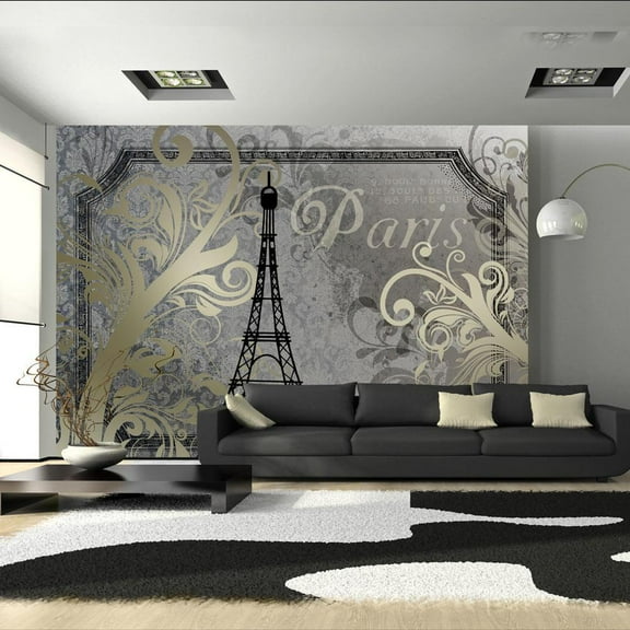 Tiptophomedecor Cityscape Wallpaper Wall Mural - Vintage Paris
