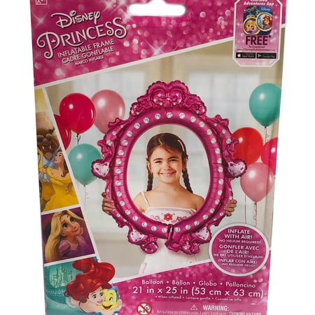 Disney Princess Inflatable Frame with Air Balloon 25"
