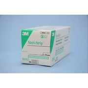 3M Skin & Wound Closure Strips - Reinforced & Sterile Adhesives for Fast Wound & Cuts Healing with Minimal Scarring, Infection Prevention from Suture & Stample Removal - 6mm x 38mm - Pack of 5