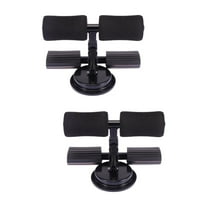 Set of 2 Adjustable Dumbbells Rack Sturdy Sit-up Tool