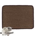 thumbnail image 1 of Cat Scratcher Mat, Natural Sisal Cat Scratch Mats, Horizontal Cat Floor Scratching Pad Rug , Protect Couch and Carpets, 1 of 7