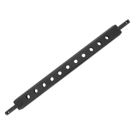 Drawbar for Tractor 3-Point Hitch - Category 1, 11-Hole, 26-Inch Spacing - Forged Steel, Black Powder Coated Finish