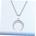 thumbnail image 3 of GAXIRE Collar Arc De Inoxidable Plateado Para Combinar Con Y Ocasiones Especiales, 3 of 8