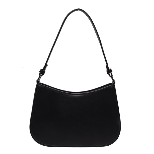 Bolso para Axila para Mujer Con Cerrojo Bolso Media Bolso Diario para Diario (negro)