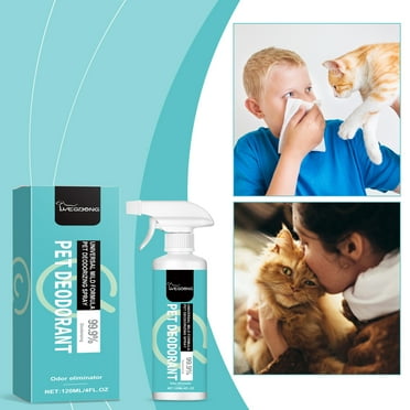 Xecvkr Natural & Gentle Pet Deodorizing Spray (1 Bottle), Effectively Eliminates Unwanted Odors on Fur, Bedding, Carpets, And More for a Fresh & Clean Smelling Home