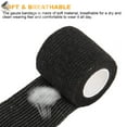 thumbnail image 4 of PULLIMORE 6 Rolls Self Adhesive Bandage Wrap Breathable Non-Woven Athletic Tape for Sports Ankle Wrist Hand (Skin), 4 of 9