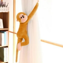 Loespoir Long Arm Monkey Toys, 27.6" Monkey Plush Stuffed Animal, Hanging Stuffed Animal Monkey, Home Decorations Ornaments Toys Gifts For Family Friend And Kids, Yellow