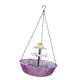 thumbnail image 2 of Baño de Pájaros Solar con Fuente Colgante para Patio Estación de Agua para Aves Silvestres Comedero para Colibríes Material Pp y Hierro Adecuado para, 2 of 9