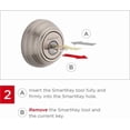 thumbnail image 5 of Kwikset Deadbolt Lock 980 Signature Series - SmartKey, Adjustable - Pack Of 1, Brass — Construction & DIY Use, Standard Hardware Spec, 5 of 7