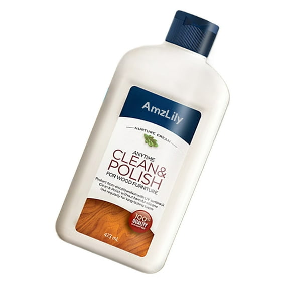 AmzLily Floor wax, Hardwood Floor Polish - 473ml - High Gloss Shine - 473ml