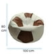 thumbnail image 5 of Sillon Puff Lunics Balon Soccer Grande blanco/capuccino, 5 of 6