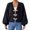 Black, variant on Women's V Neck Toggle Button Knit Cardigan Long Sleeve Loose Fit Open Front Layering Outerwear Casual Fall Winter Cropped Sweater Coat Pink