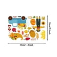thumbnail image 3 of Fall Decor,Fall Window Clings,Fall Window Clings,1 Set-Sided Autumn Leaves Pumpkin Turkey Decals Sticker,Thanksgiving Window Stickers For School Home Glass Windows Decorations,A, 3 of 4