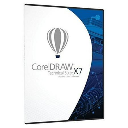 Corel CDTSX7MLDVD Corel CorelDRAW Technical SuiteX7 - Graphics/Designing Box - PC - English, French, German