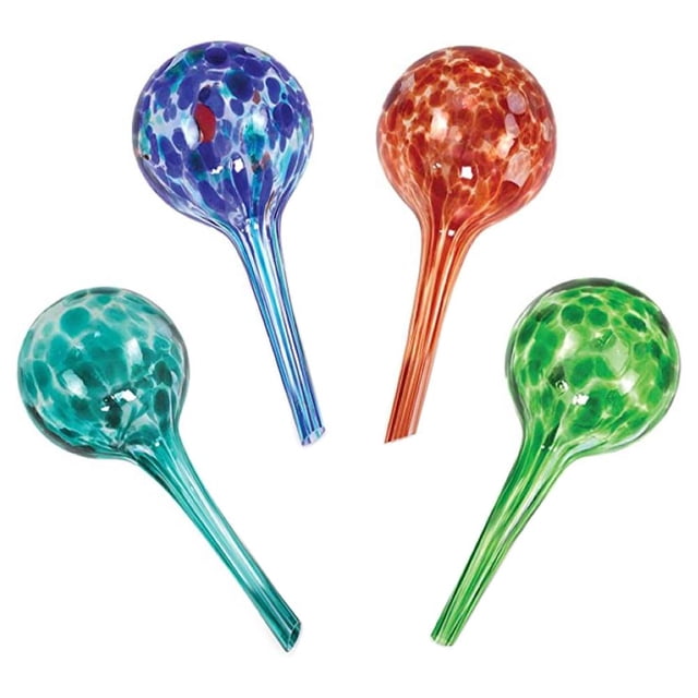 Globo De Riego De Plantas Bola De Goteo De Vidrio De Riego De Jardín Sistema De Riego De Vidrio Automático Para Plantas En Macetas De Interior 4 Uds Moyic HA035121-00