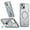 Gray, variant on for iPhone 15 Plus Case with Stand, Compatible with MagSafe, Magnetic Kickstand Case for iPhone 15 Plus, Military-Grade Protection Shockproof Case, Clear Acrylic   Soft TPU Material, Black