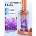 thumbnail image 4 of JTF Sonic Electric Toothbrush with UV & Drying: 5 Customized Modes for Effective Yet Gentle Cleaning –with 8 Brush Heads, Rinse Cup, Wireless Charging Base, Rechargeable for Daily Care, Home & Travel, 4 of 10