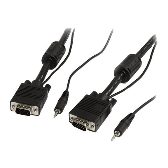 StarTech.com MXTHQMM15A 15 ft. Coax High Resolution Monitor VGA Cable with Audio