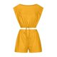 thumbnail image 4 of ICHUANYI Liquidación Conjunto de pantalones cortos con cuello redondo sin mangas y estampado casual de moda de verano para mujer ICHUANYI WER202308254148, 4 of 8