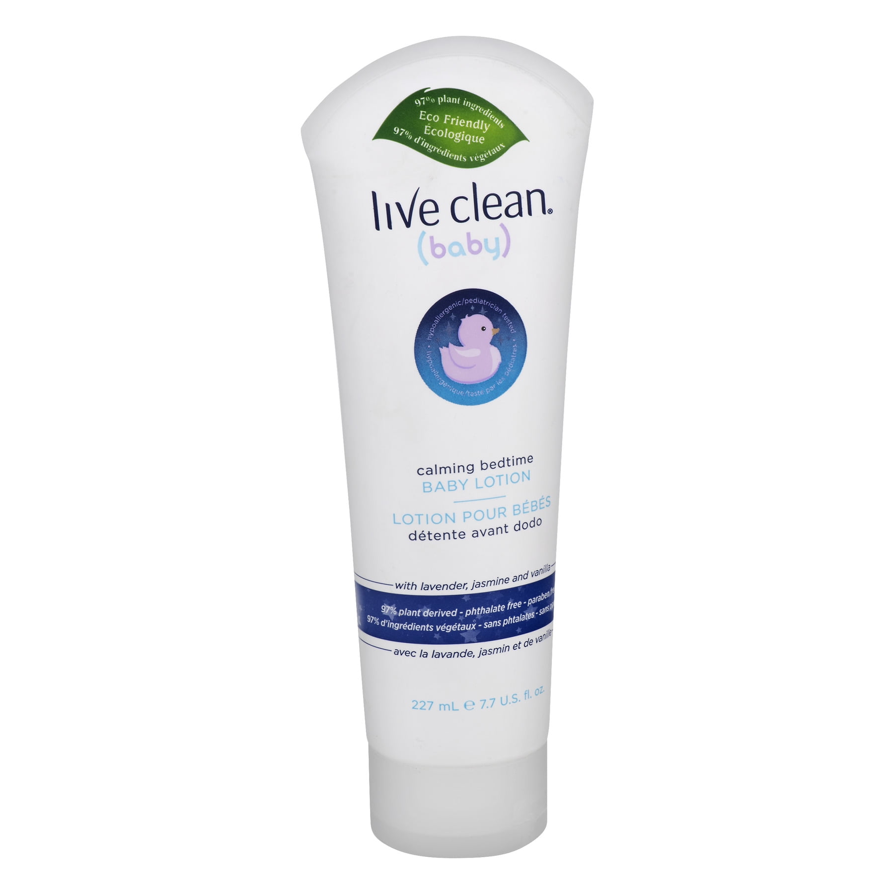 Live Clean Baby Calming Bedtime Lotion, Lavender Jasmine Vanilla, 7.7 fl oz