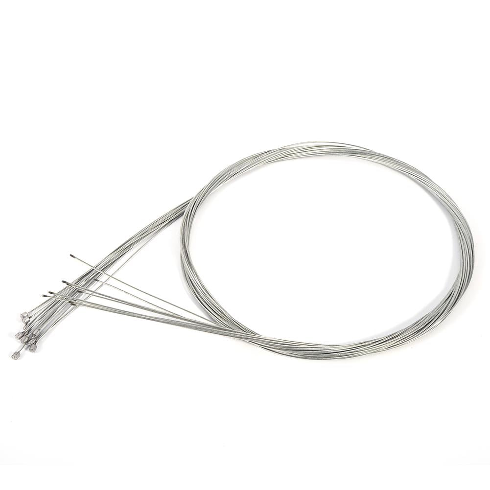 10PCS Bicycle Derailleur Cables Brake Inner Wire Cable For Mountain//Road Bike US