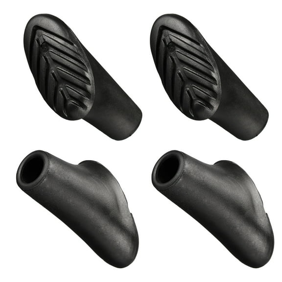 Uxcell Cane Stick Tip Protectors Replacement Accessories Trekking Pole Tips 4 Pack