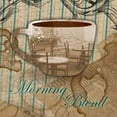thumbnail image 2 of Grey, Jace 20x20 White Modern Wood Framed Museum Art Print Titled - Morning Blend, 2 of 4
