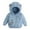 Light blue, variant on Fengyings Clearance Kids Girls Boys' Winter Fleece Jackets With Hooded Toddler Cotton Dress Warm Lined Coat Outer Clothing