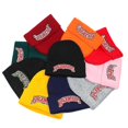 thumbnail image 1 of Gorro de punto unisex para invierno y otoño, con letras acrílicas bordadas en 12 colores, ideal para mantener el calor y el frío, W75, 1 of 2