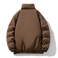 thumbnail image 3 of Puntoco Chaquetas Informales Con Capucha Y Manga Larga Con Bolsillos Y Cremallera De Color Sólido Para Hombre, 3 of 3