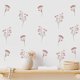 thumbnail image 2 of Adhesivos de pared autoadhesivos de PVC con estampado floral, acuarela, 20 x 30 cm, 2 of 4