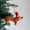Caramel, variant on Felt Ornament - Dachshund Dog with Christmas Hat