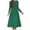 Green, variant on Herrnalise Women's Long SleeveRound Neck Solid Color Dresses S-2XL