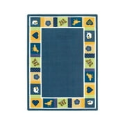 Kid Essentials - Infants & Toddlers Baby Blues, 5'4" x 7'8", Bold