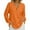 Summer Tops Orange, variant on Womens Waffle Spring Clothes, Long Sleeve Pullover for Women Fall Fashion Loose Fit Solid Color V Neck Sweatshirts with Buttons Plus Size
