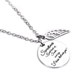 thumbnail image 2 of HomeKingdee Angel Wing Pendant Necklace for Women - Diamond-Encrusted Memorial Jewelry with Engraved Message for Sympathy and Remembrance Gifts, 2 of 5