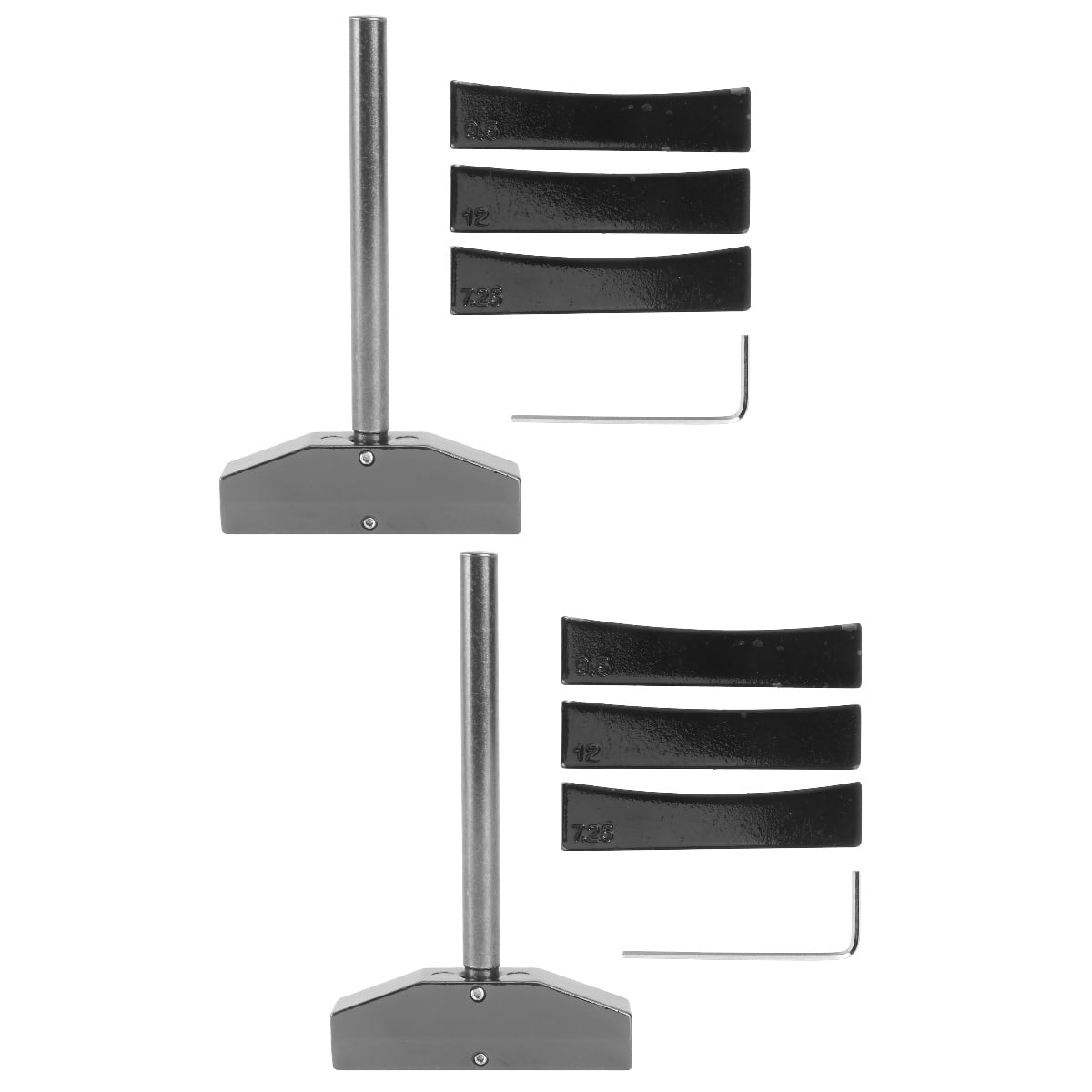 2 Sets Musical Instrument Parts Fret Press Caul Frets Black