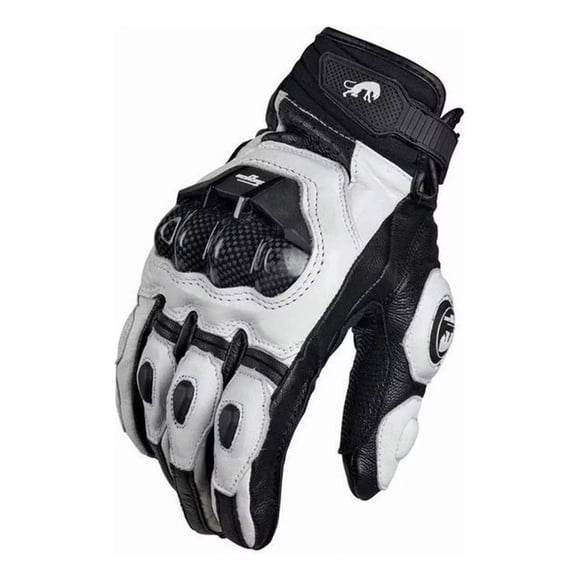 Guantes De Moto De Piel Fury-gan Con Protección