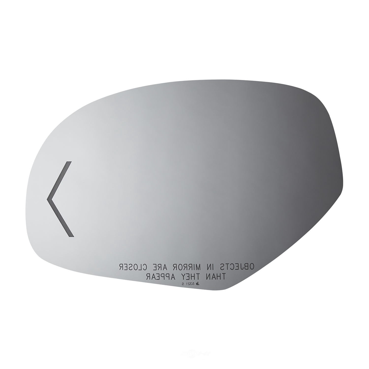 Burco Side View Mirror Replacement Glass - Clear Glass - 5321S