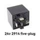 thumbnail image 5 of Sidaley Relé Terminales de arranque de 12 V/24 V Relés de servicio de carga de corriente Fuente de alimentación eléctrica compacta Vehículos, repuestos y accesorios Mis Tipo-04 (24v), 5 of 6