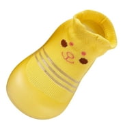 dmqupv Infant Squeaky Shoes Girls Socks Boys Cartoon Girls Animal Prewalker Shoes Children Baby Girl Rubber Shoes