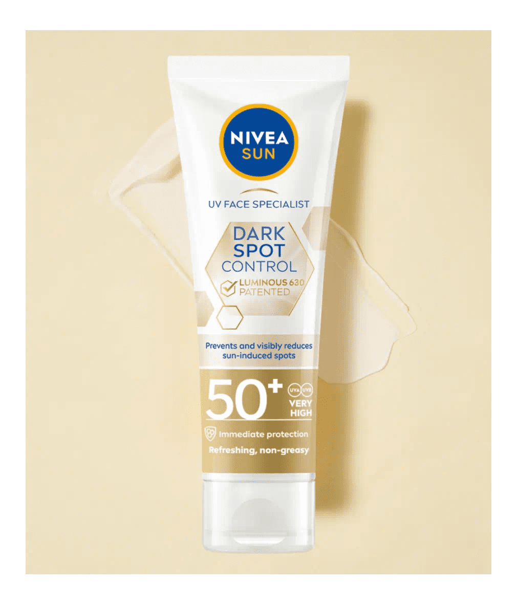 Nivea Sun UV Face Luminous 630 Spot Control Sun Fluid SPF50 40ml / 1.35 fl.oz - 3 Pack